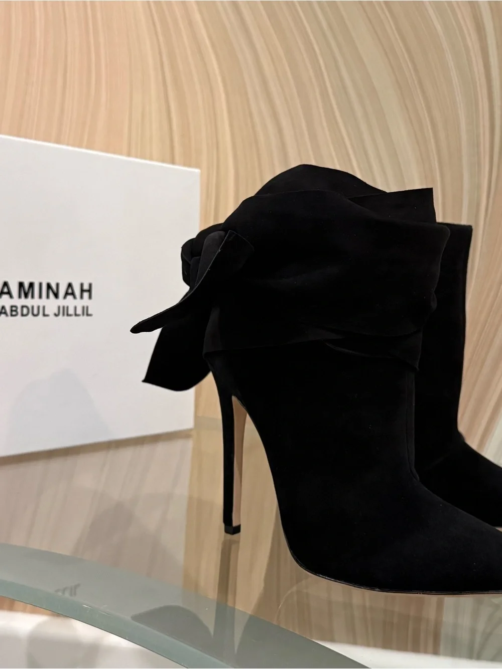 Aminah Abdul Jillil elegant black
